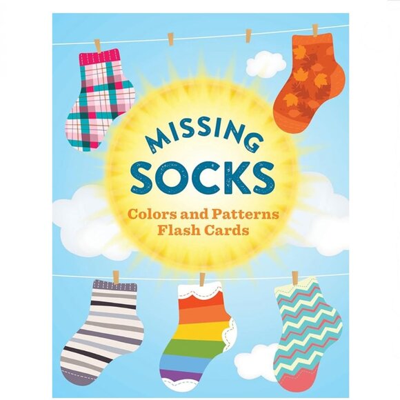 NWT "Missing Socks" Colors and Patterns Flash Cards - Picture 1 of 6